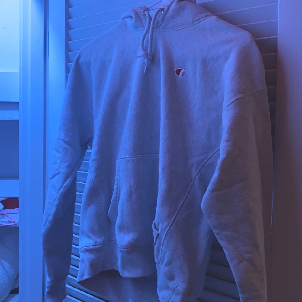 white champion hoodie